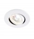 Fire Rated Integrated LED Tilt Recessed Light Matt White, Acrylic - 3