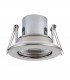 Fire Rated Integrated LED Tilt Recessed Light Satin Nickel Plate, Acrylic - 2