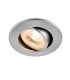 Fire Rated Integrated LED Tilt Recessed Light Satin Nickel Plate, Acrylic - 3