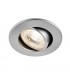 Fire Rated Integrated LED Tilt Recessed Light Satin Nickel Plate, Acrylic - 3