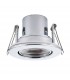 Fire Rated Integrated LED Tilt Recessed Light Chrome Plate, Acrylic - 2