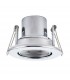 Fire Rated Integrated LED Tilt Recessed Light Chrome Plate, Acrylic - 2