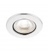 Fire Rated Integrated LED Tilt Recessed Light Chrome Plate, Acrylic - 4
