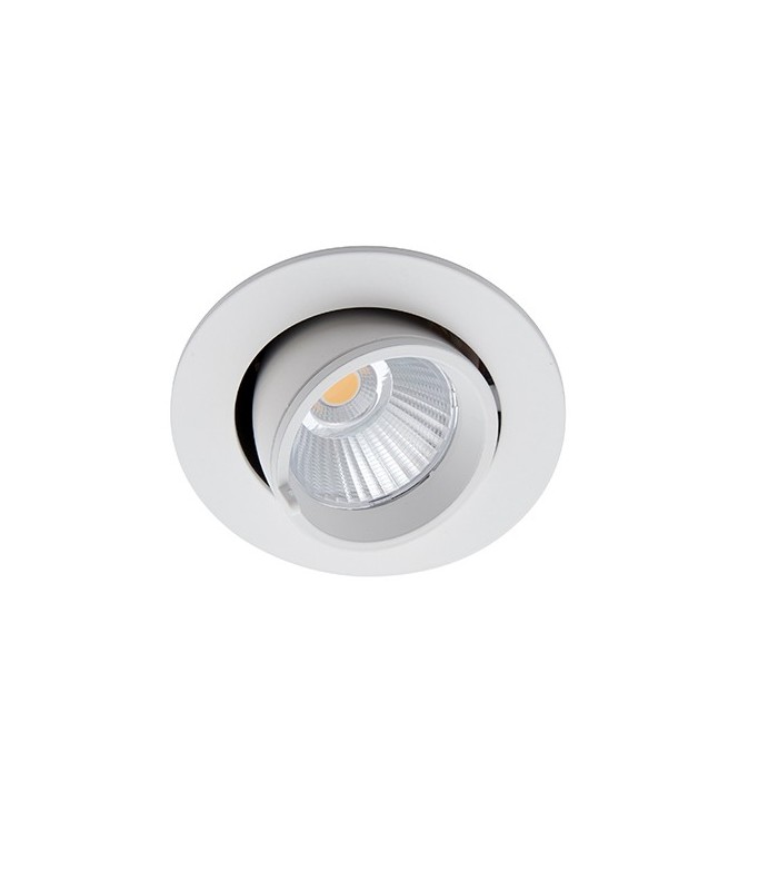 Integrated LED Recessed Light Matt White, Glass - 2