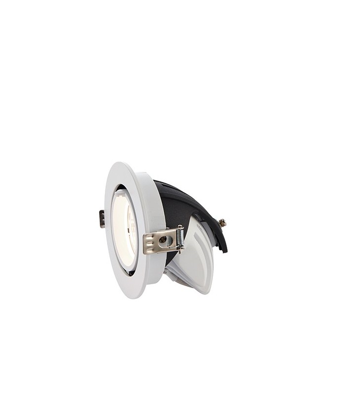 Integrated LED Recessed Light Matt White, Glass - 3