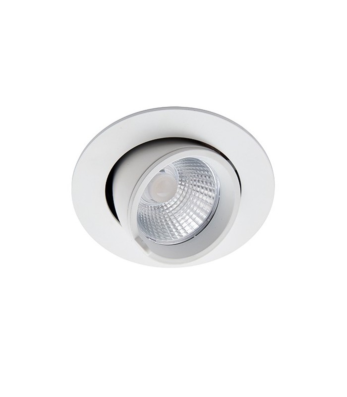Integrated LED Recessed Light Matt White, Glass - 2