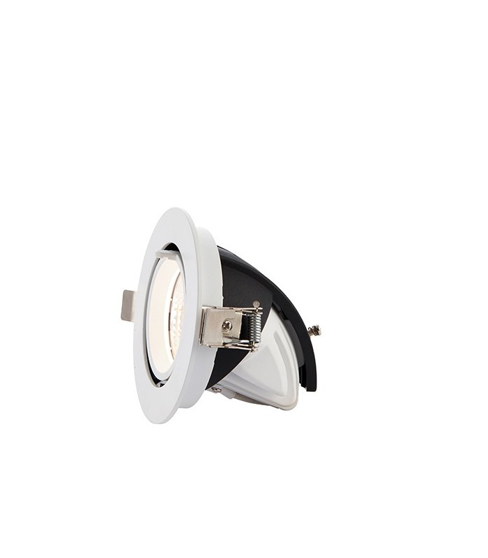 Integrated LED Recessed Light Matt White, Glass - 3