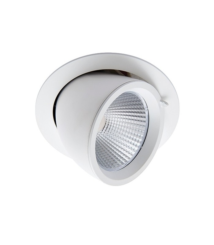 Integrated LED Recessed Light Matt White, Glass - 2