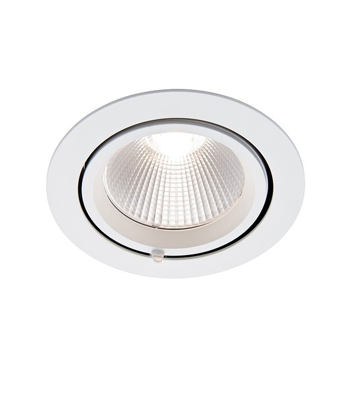 Integrated LED Recessed Light Matt White, Glass - 4