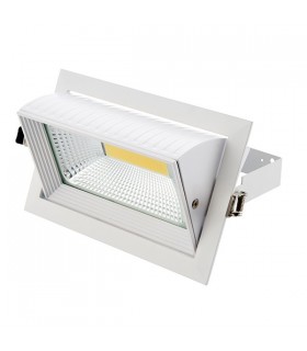 Integrated LED Recessed Light Matt White, Glass - 2