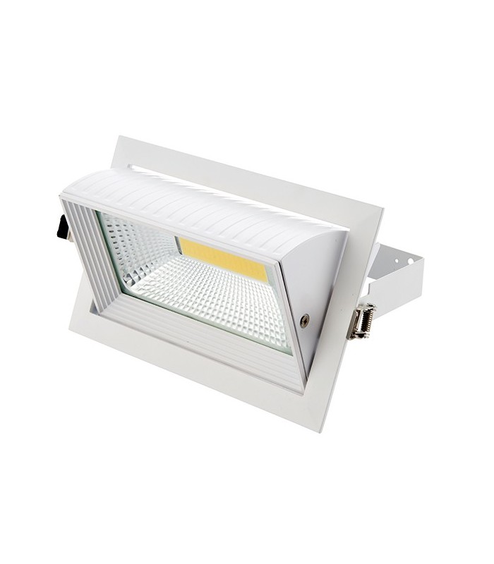 Integrated LED Recessed Light Matt White, Glass - 2