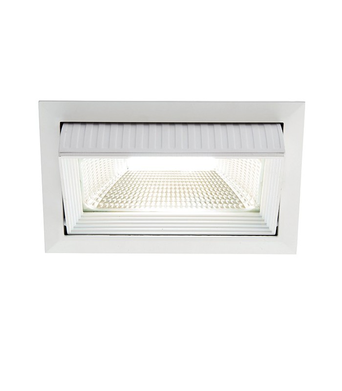 Integrated LED Recessed Light Matt White, Glass - 3