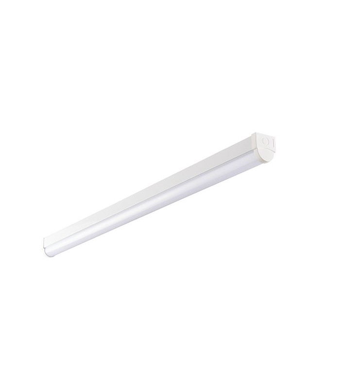 Integrated LED Linear Emergency Batten Flush Light Opal, Gloss White - 2