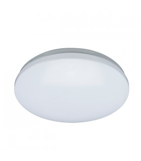 Integrated LED Bathroom Flush Light Gloss White, Frosted Pmma IP44 - 2