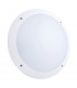 Integrated LED Outdoor Microwave Wall Light Matt White Textured, Opal IP65 - 2