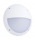 Integrated LED Outdoor Microwave Wall Light Matt White Textured, Opal IP65 - 2