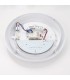 Integrated LED Outdoor Microwave Wall Light Matt White Textured, Opal IP65 - 3