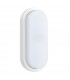 Integrated LED Outdoor Large Wall Light Matt White Textured, Opal IP54 - 2