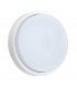 Integrated LED Outdoor Wall Light Matt White Textured, Opal IP54 - 2