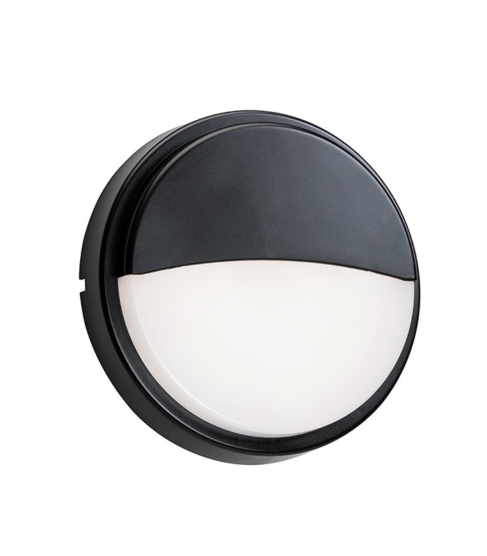 Integrated LED Outdoor Wall Light Matt White Textured, Opal IP54 - 3