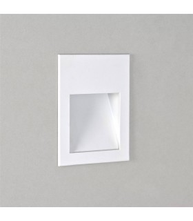 LED 1 Light Indoor Recessed Marker Wall Light White - 1
