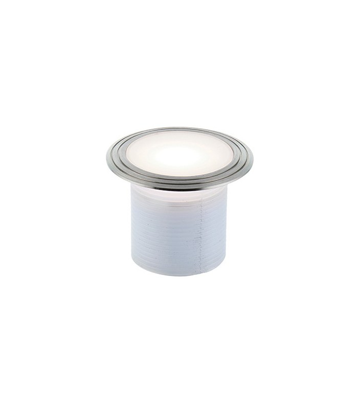 Integrated LED 1 Light Outdoor Recessed Light Marine Grade Brushed Stainless Steel, Frosted IP67 - 3