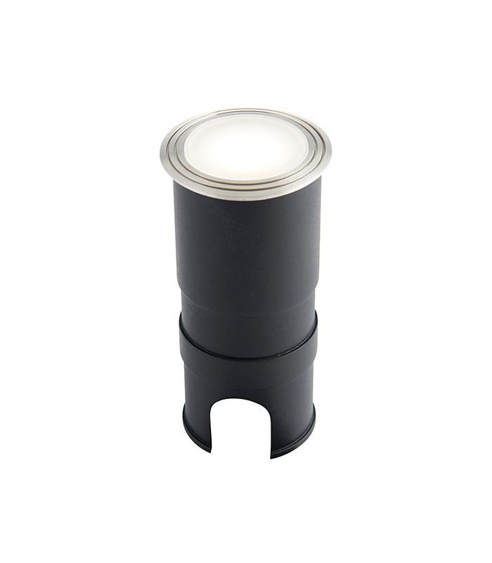 Integrated LED 1 Light Outdoor Recessed Light Marine Grade Brushed Stainless Steel, Frosted IP67 - 4