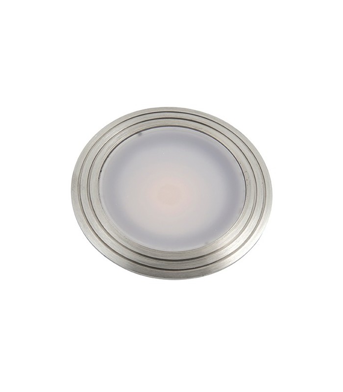 Integrated LED 1 Light Outdoor Recessed Light Marine Grade Brushed Stainless Steel, Frosted IP67 - 2