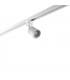 1 Light Track Integrated LED Head Light Only Matt White, Prismatic - 2