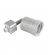 1 Light Track Integrated LED Head Light Only Silver, Prismatic - 3