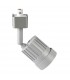 1 Light Track Integrated LED Head Light Only Silver, Prismatic - 4