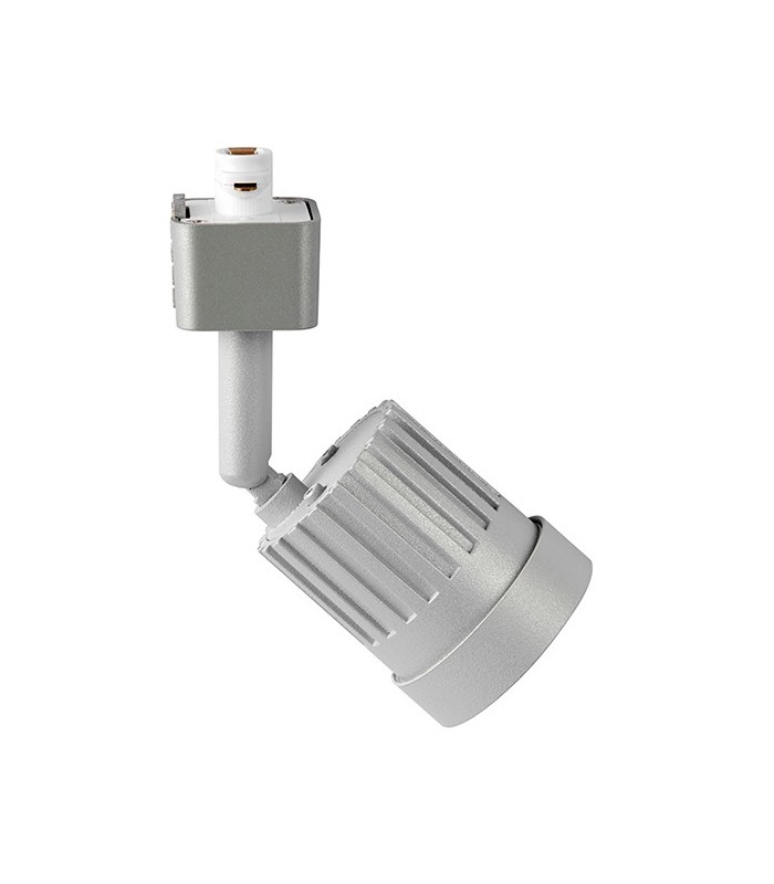1 Light Track Integrated LED Head Light Only Silver, Prismatic - 4
