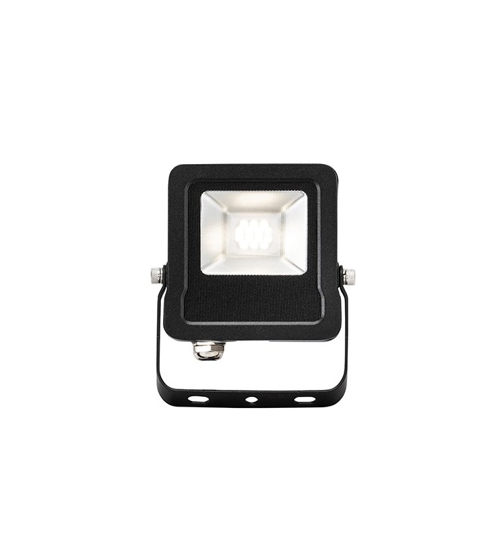 Integrated LED Outdoor Wall Flood Light Matt Black, Glass IP65 - 4