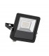 Integrated LED Outdoor Wall Flood Light Matt Black, Glass IP65 - 2