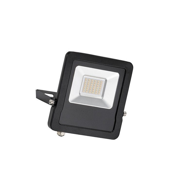 Integrated LED Outdoor Wall Flood Light Matt Black, Glass IP65 - 2