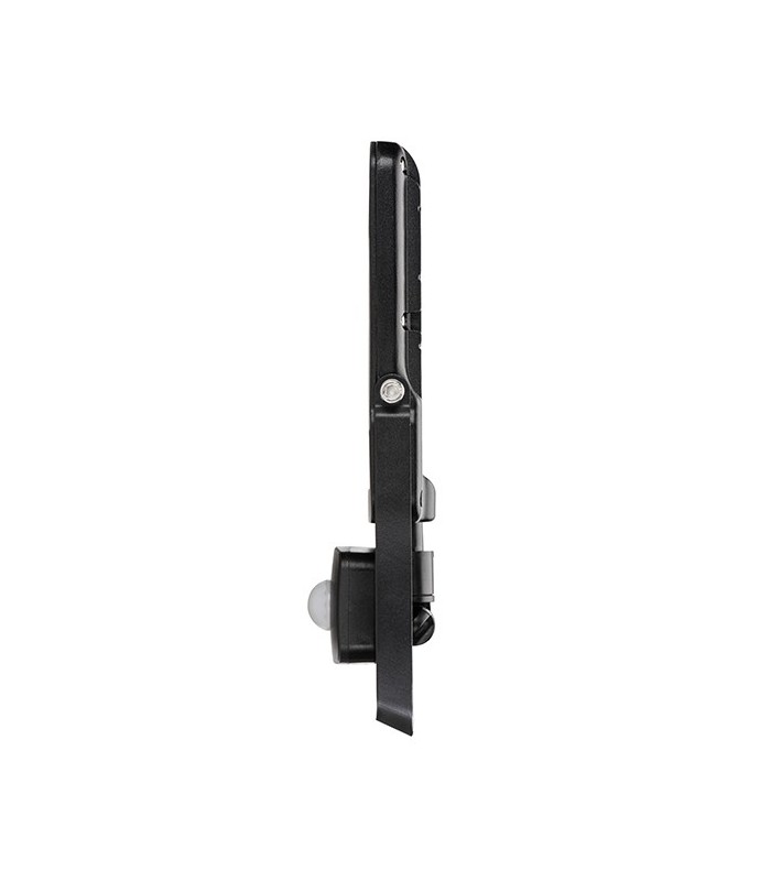 Integrated LED PIR Outdoor Wall Flood Light Matt Black, Glass IP44 - 3