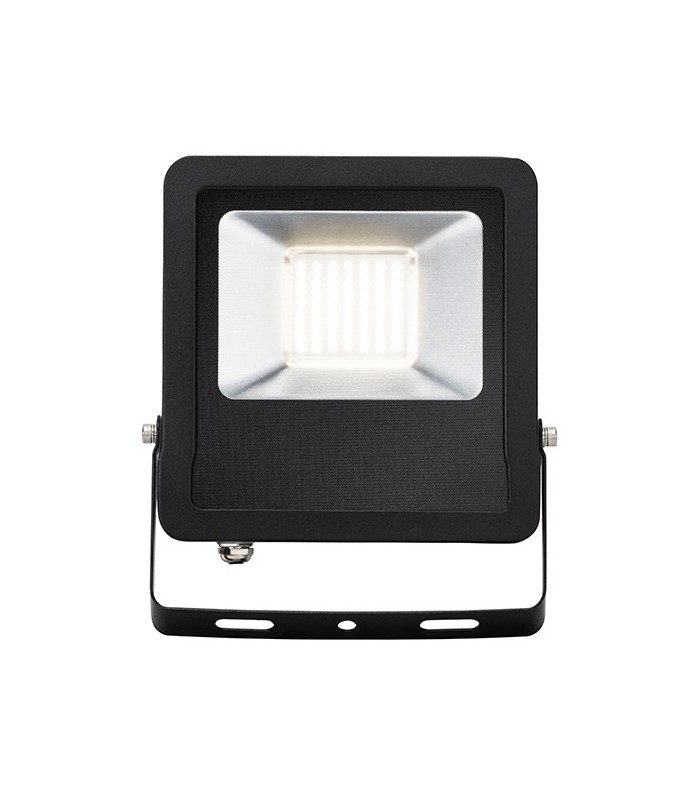 Integrated LED Outdoor Wall Flood Light Matt Black, Glass IP65 - 4