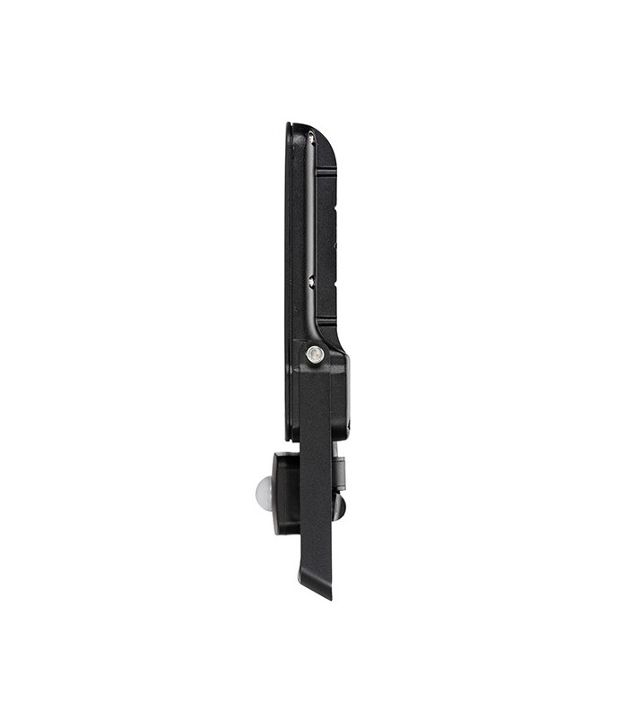 Integrated LED PIR Outdoor Wall Flood Light Matt Black, Glass IP44 - 3