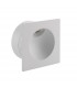 Integrated LED 1 Light Outdoor Recessed Light Textured Matt White, Glass IP65 - 2