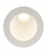 Integrated LED 1 Light Outdoor Recessed Light Textured Matt White, Glass IP65 - 3