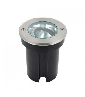 Integrated LED 1 Light Outdoor Recessed Light Brushed Stainless Steel, Glass IP67 - 2