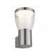 Integrated LED 1 Light Outdoor Wall Light Brushed Stainless Steel, Clear IP44 - 3
