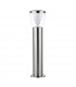 Integrated LED 1 Light Outdoor Bollard Brushed Stainless Steel, Clear IP44 - 2