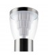 Integrated LED 1 Light Outdoor Bollard Brushed Stainless Steel, Clear IP44 - 4