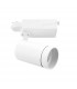 1 Light Integrated LED Track Light Matt White, Prismatic - 3