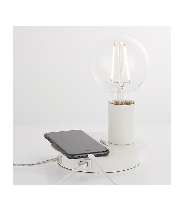 1 Light Table Light Matt White, E27 - 2