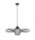 1 Light Wire Ceiling Pendant Matt Black, E27 - 4