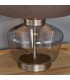 1 Light Table Light Smokey Grey Tinted Glass & Aged Pewter, E27 - 4