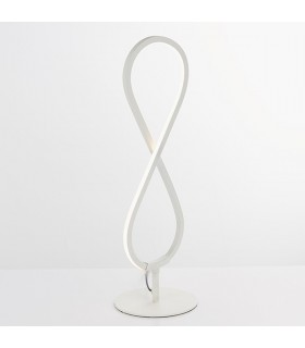 LED Table Light Matt White & White Acrylic - 2