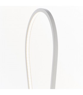 LED Floor Light Matt White & White Acrylic - 2